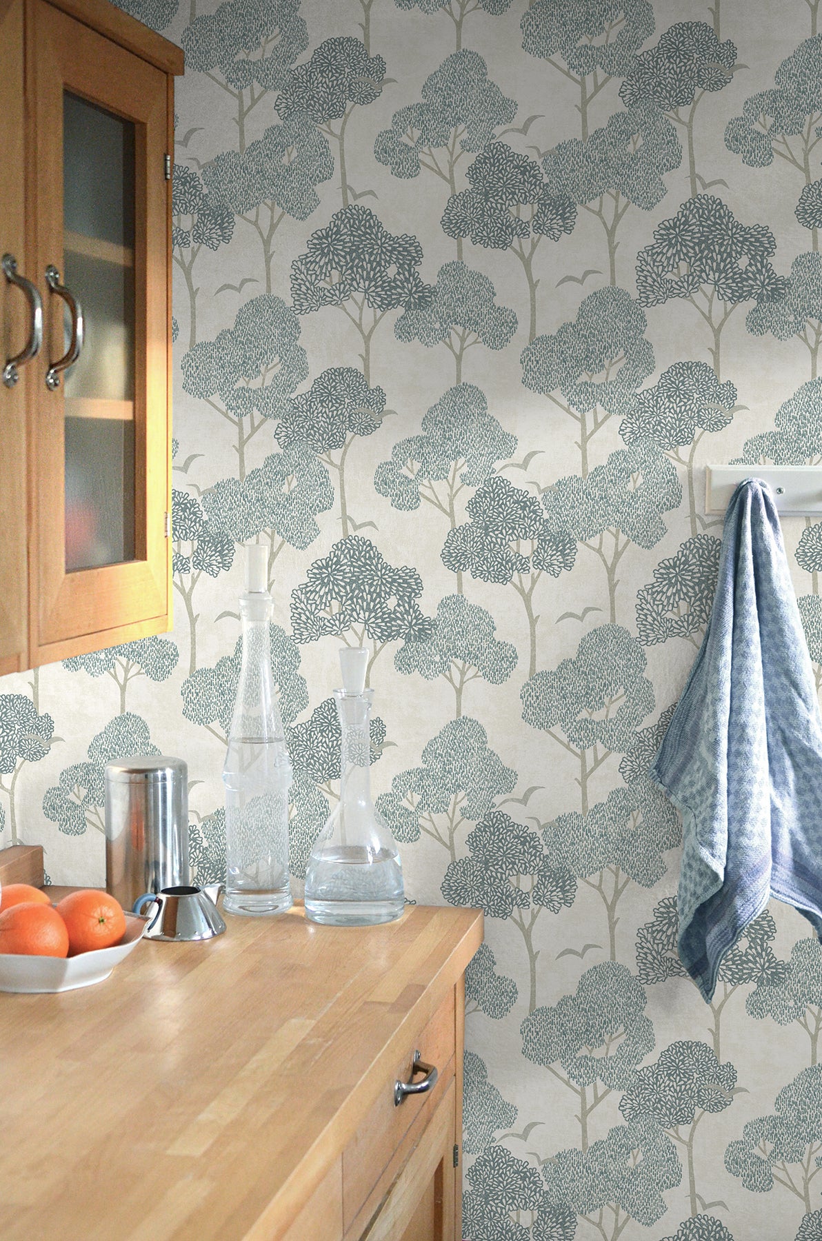 Millie Peel and Stick Wallpaper in a room setting