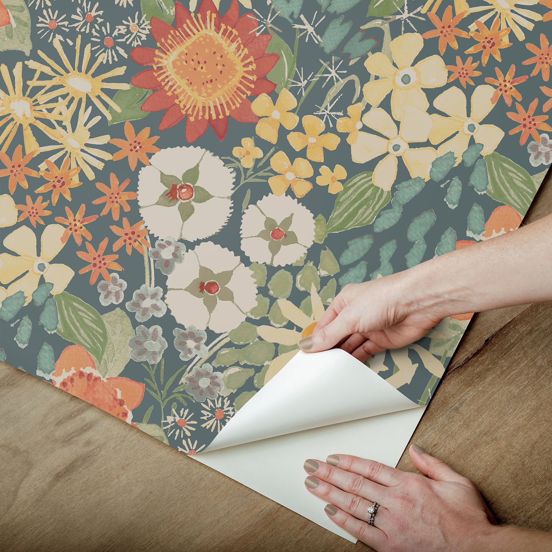 Sadie P&S Wallpaper - how to peel