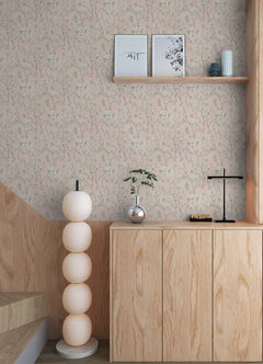 Chinoiserie Garden P&S Wallpaper in a room setting