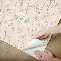 Chinoiserie Garden P&S Wallpaper - how to peel