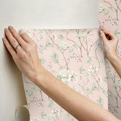 Chinoiserie Garden P&S Wallpaper - how to stick