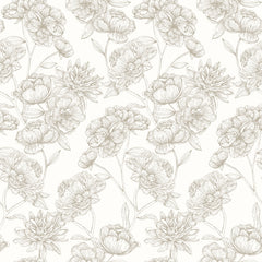 Gilded Floral Peel and Stick Wallpaper by WallPops