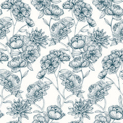 Gilded Floral Peel and Stick Wallpaper by WallPops