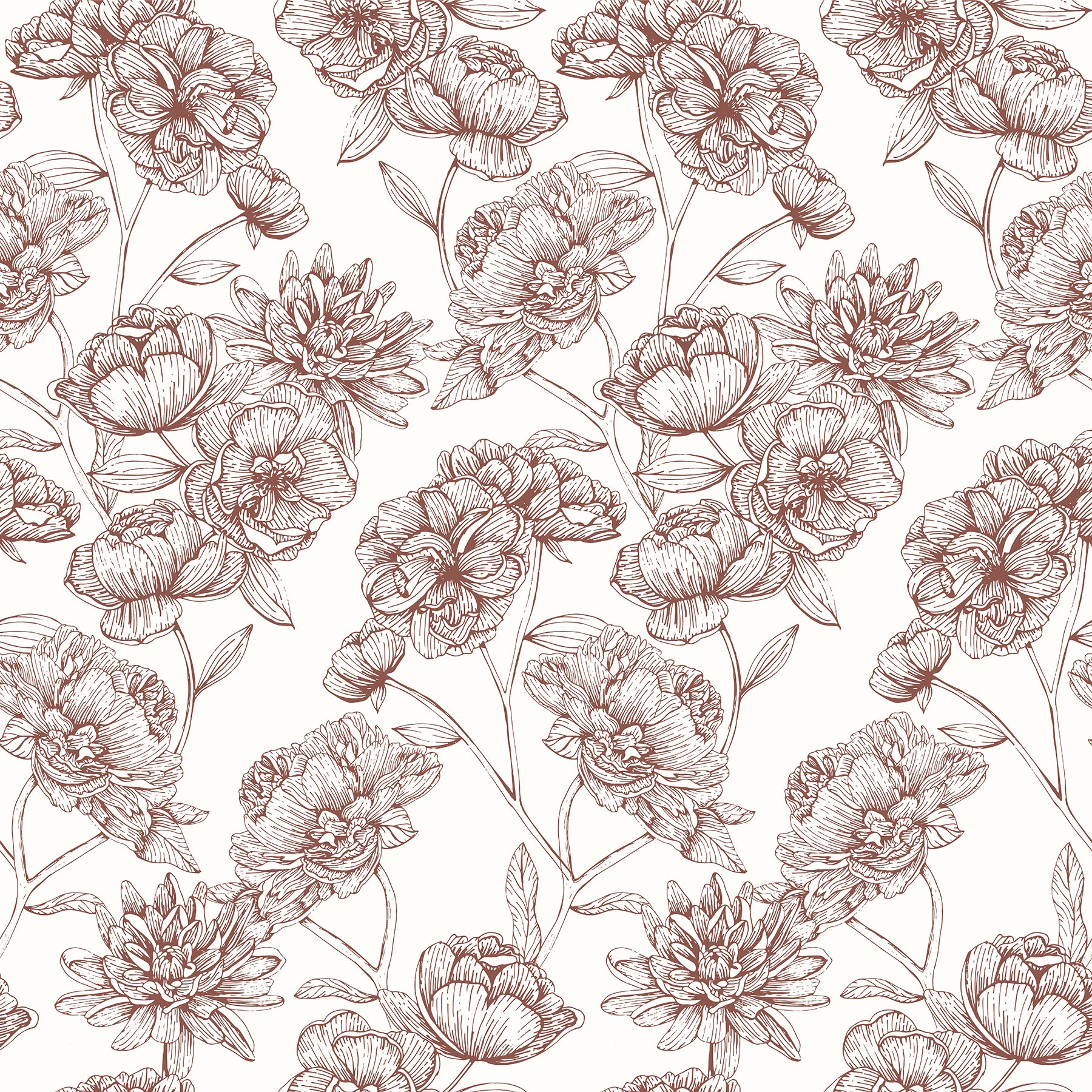 Gilded Floral Peel and Stick Wallpaper by WallPops