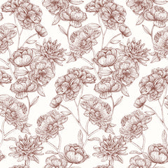Gilded Floral Peel and Stick Wallpaper by WallPops