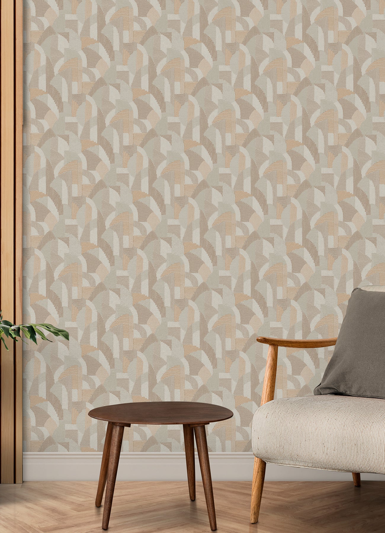 Macario Peel and Stick Wallpaper in a room setting