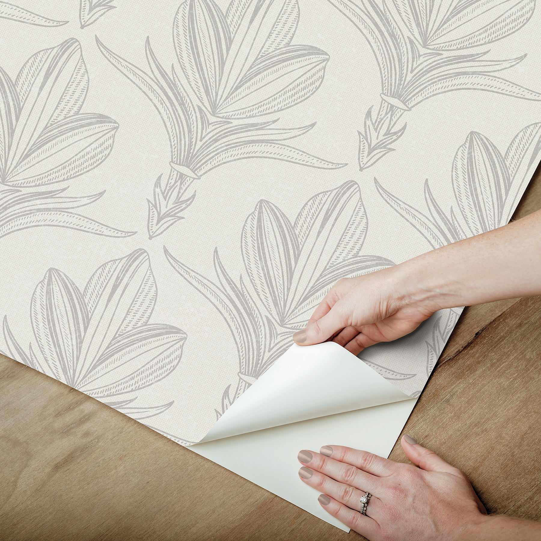 Larkyn Peel and Stick Wallpaper - how to peel