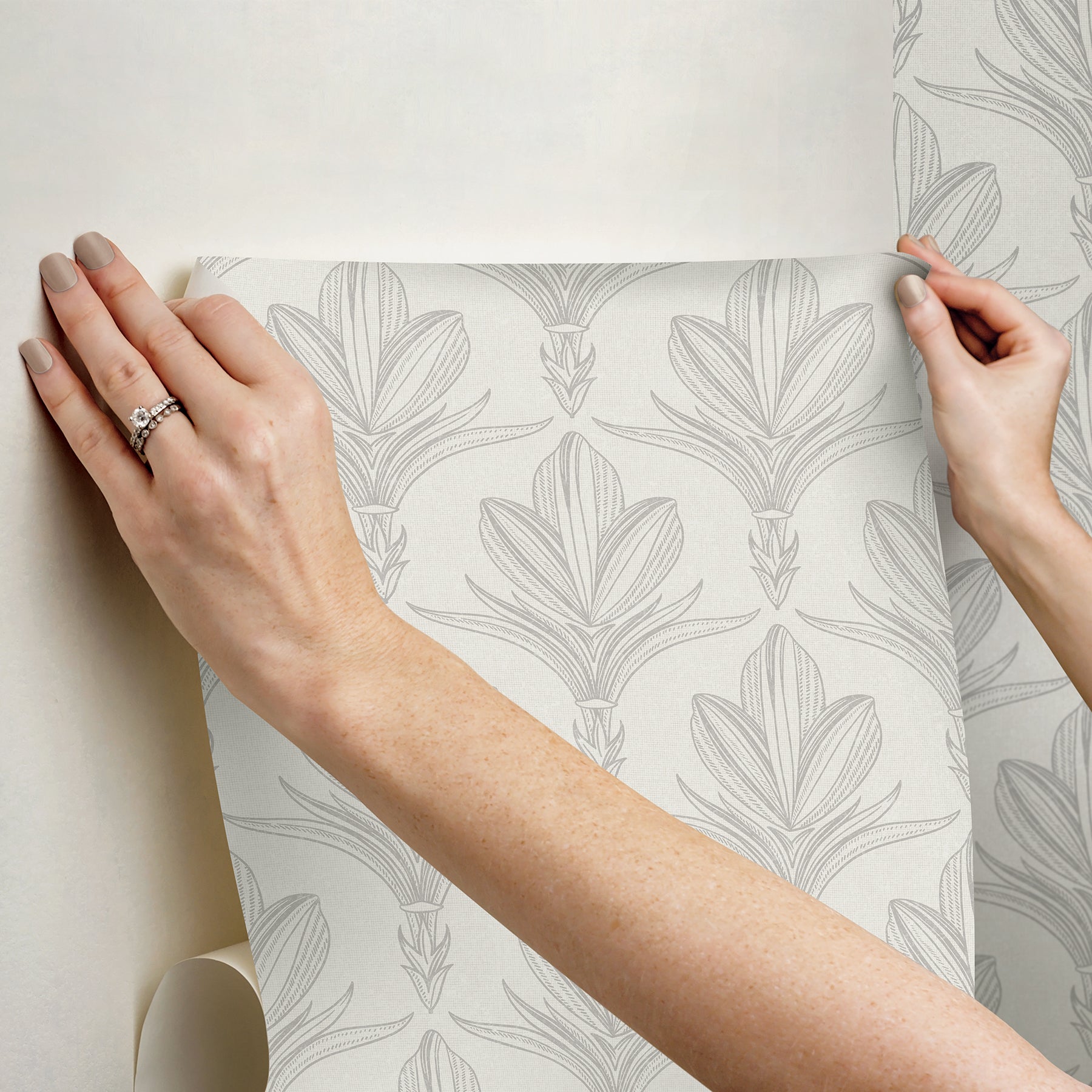 Larkyn Peel and Stick Wallpaper - how to stick