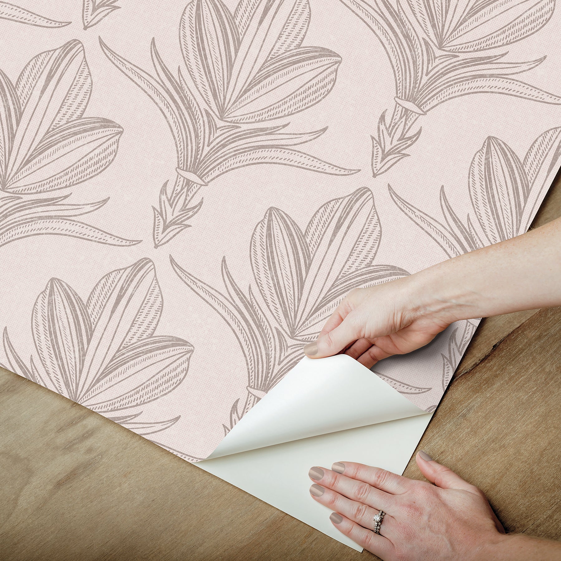 Larkyn Peel and Stick Wallpaper - how to peel
