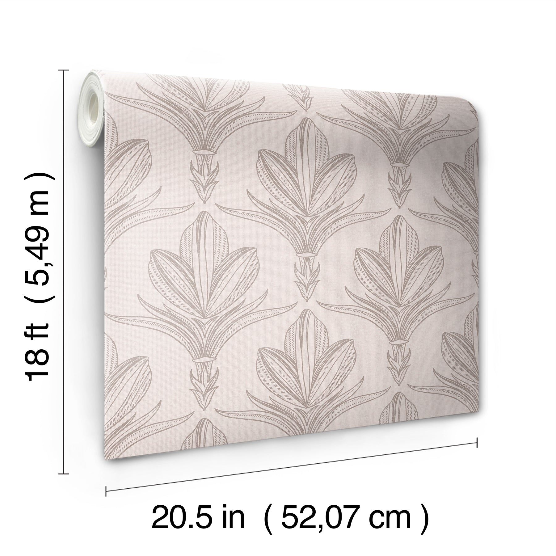 Larkyn Peel and Stick Wallpaper - dimensions
