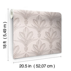 Larkyn Peel and Stick Wallpaper - dimensions
