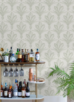 Larkyn Peel and Stick Wallpaper in a room setting