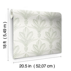 Larkyn Peel and Stick Wallpaper - dimensions