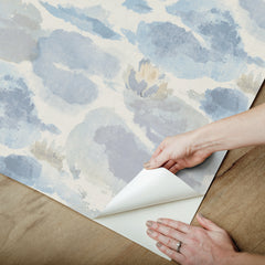 Water Lily Peel and Stick Wallpaper - how to peel
