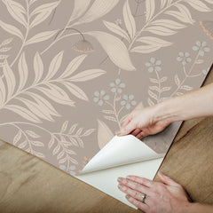 Amanda Peel and Stick Wallpaper - how to peel