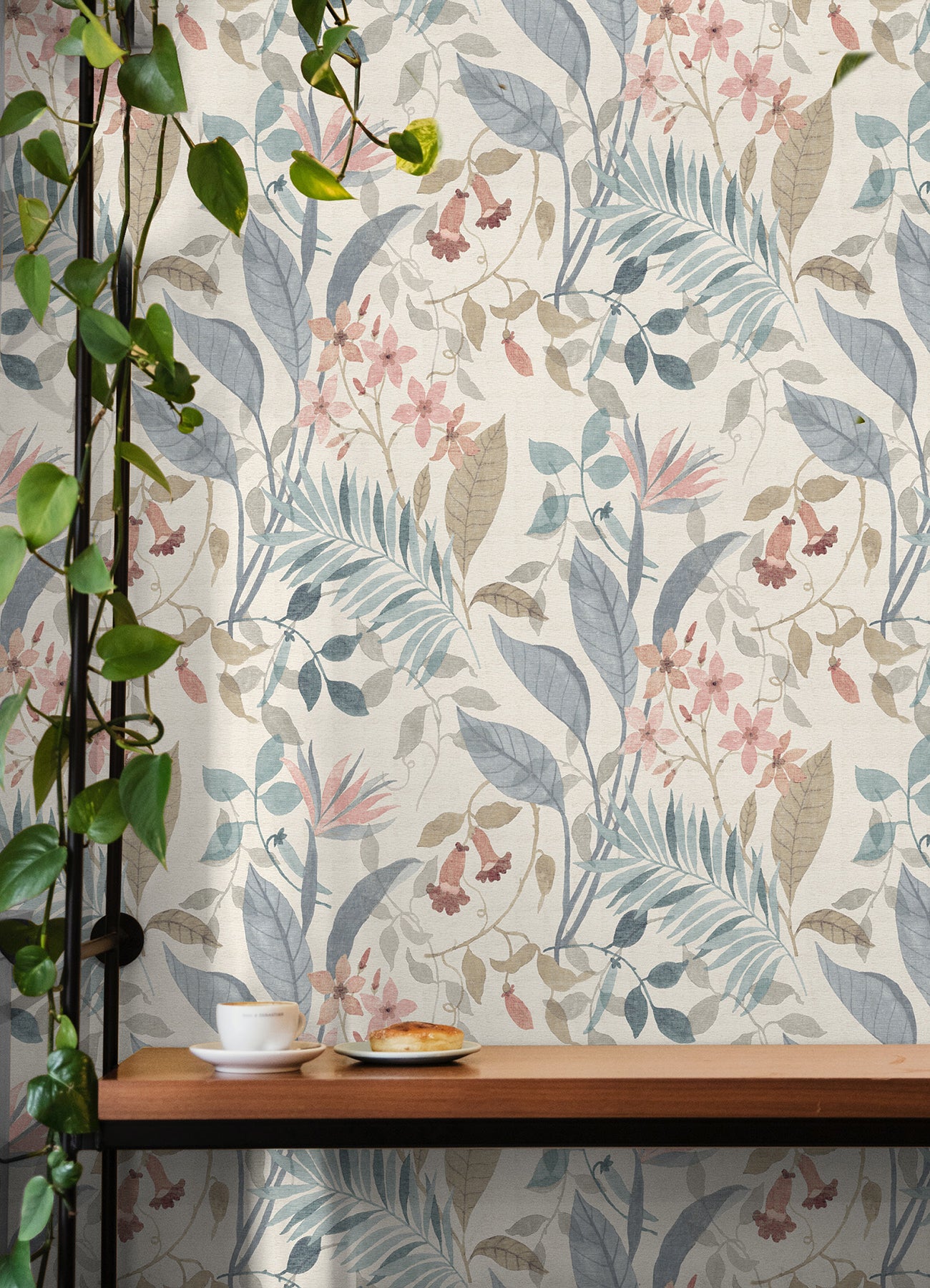 Jesinda Peel and Stick Wallpaper in a room setting