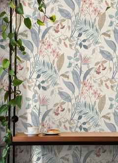 Jesinda Peel and Stick Wallpaper in a room setting