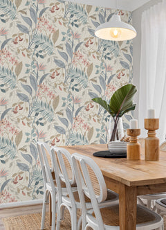 Jesinda Peel and Stick Wallpaper in a room setting