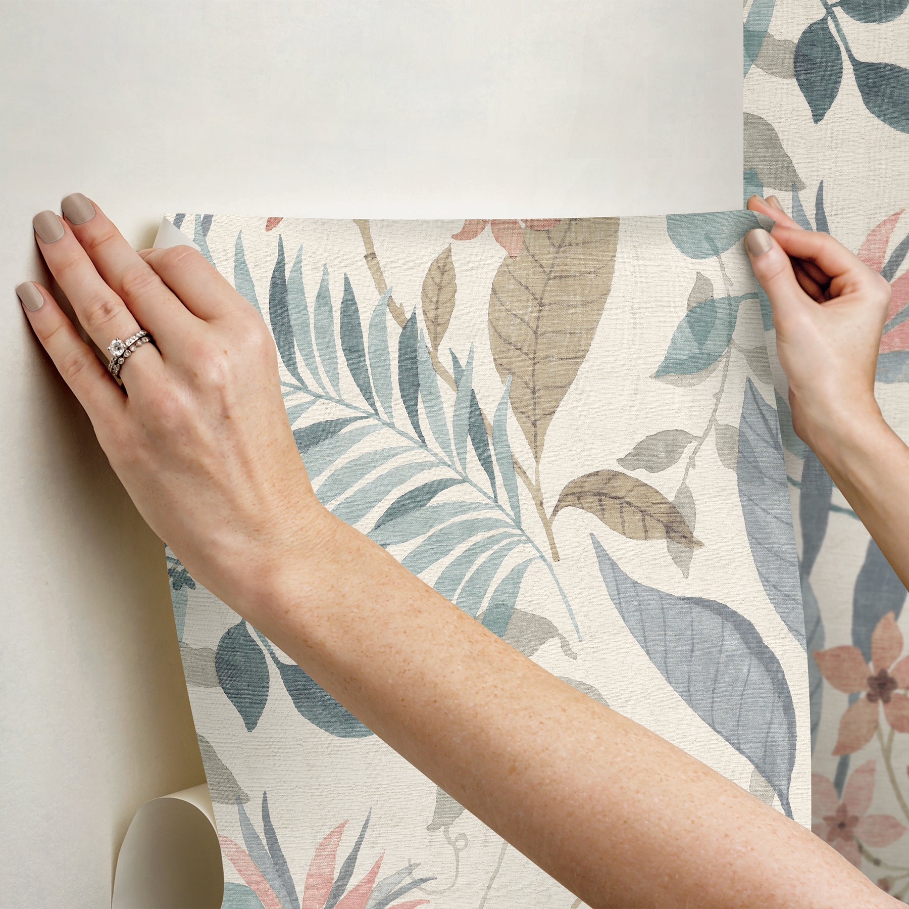 Jesinda Peel and Stick Wallpaper - how to stick