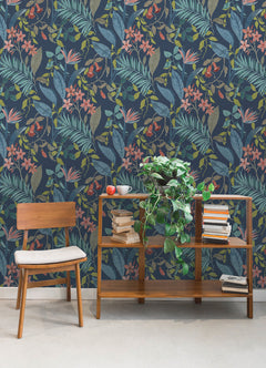 Jesinda P&S Wallpaper in a room setting