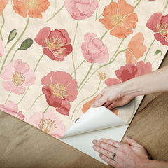 Adelia Peel and Stick Wallpaper - how to peel