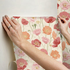 Adelia Peel and Stick Wallpaper - how to stick