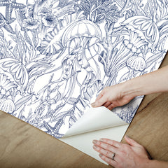 Under the Sea P&S Wallpaper - how to peel