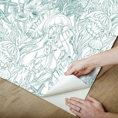 Under the Sea P&S Wallpaper - how to peel