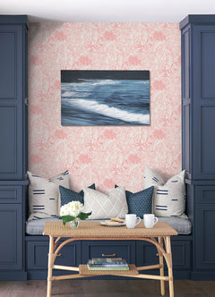 Under the Sea P&S Wallpaper in a room setting