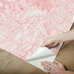 Under the Sea P&S Wallpaper - how to peel