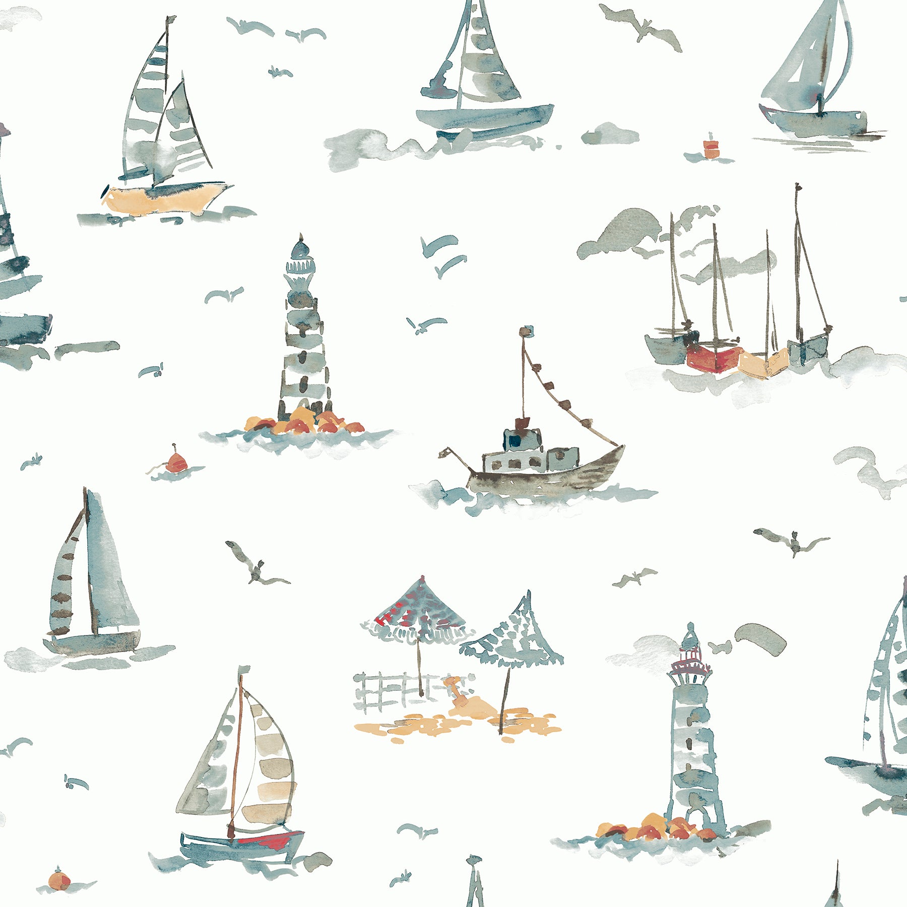 Set Sail P&S Wallpaper by WallPops