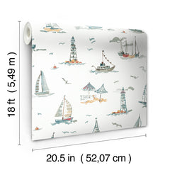 Set Sail P&S Wallpaper - dimensions