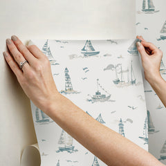 Set Sail P&S Wallpaper - how to stick