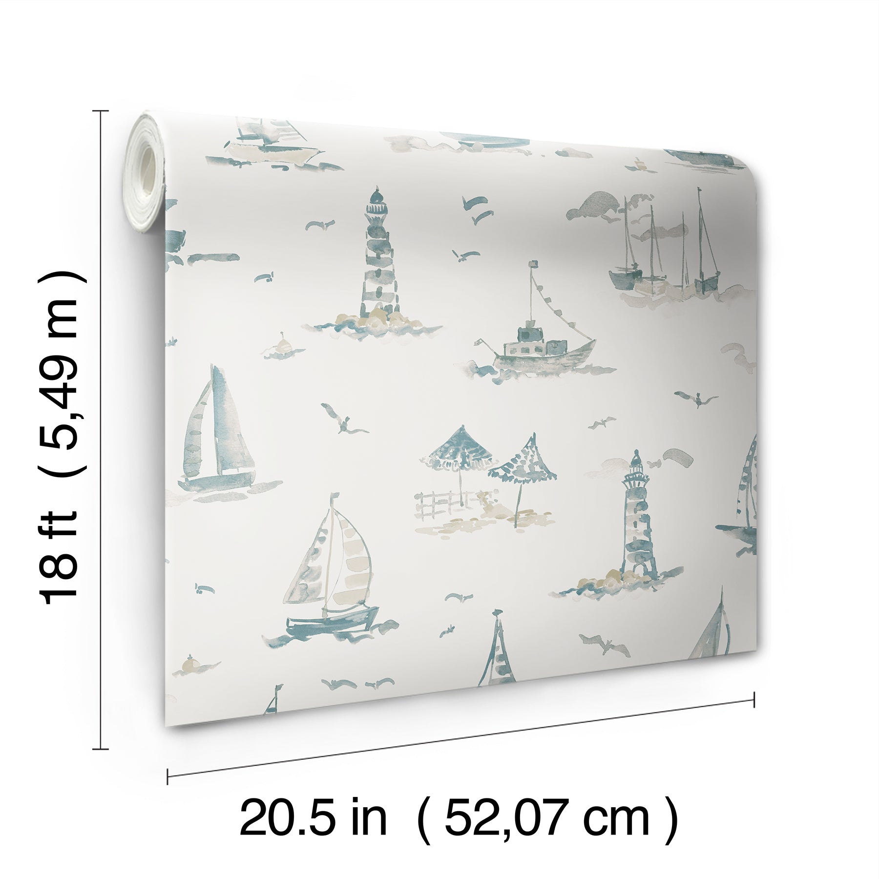 Set Sail P&S Wallpaper - dimensions