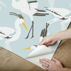 Coastal Wings P&S Wallpaper - how to peel