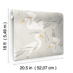 Coastal Wings P&S Wallpaper - dimensions