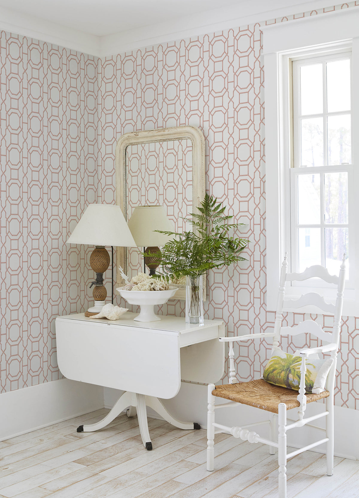 Sanya P&S Wallpaper in a room setting