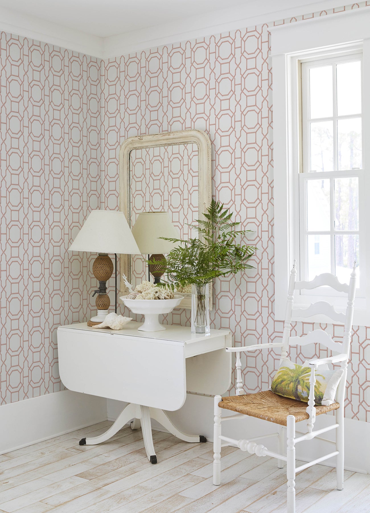 Sanya P&S Wallpaper in a room setting