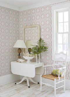 Sanya P&S Wallpaper in a room setting