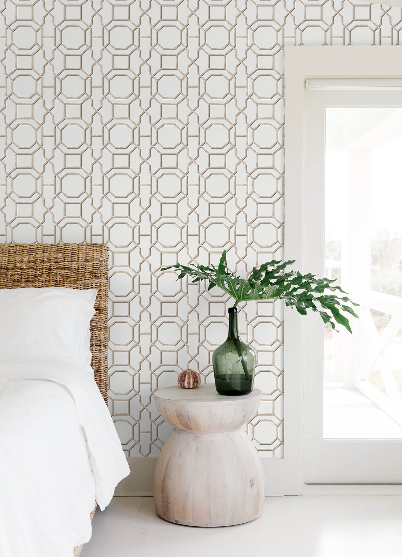 Sanya P&S Wallpaper in a room setting