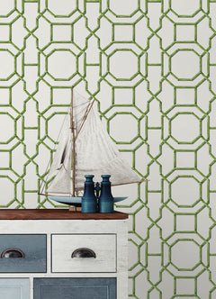 Sanya P&S Wallpaper in a room setting