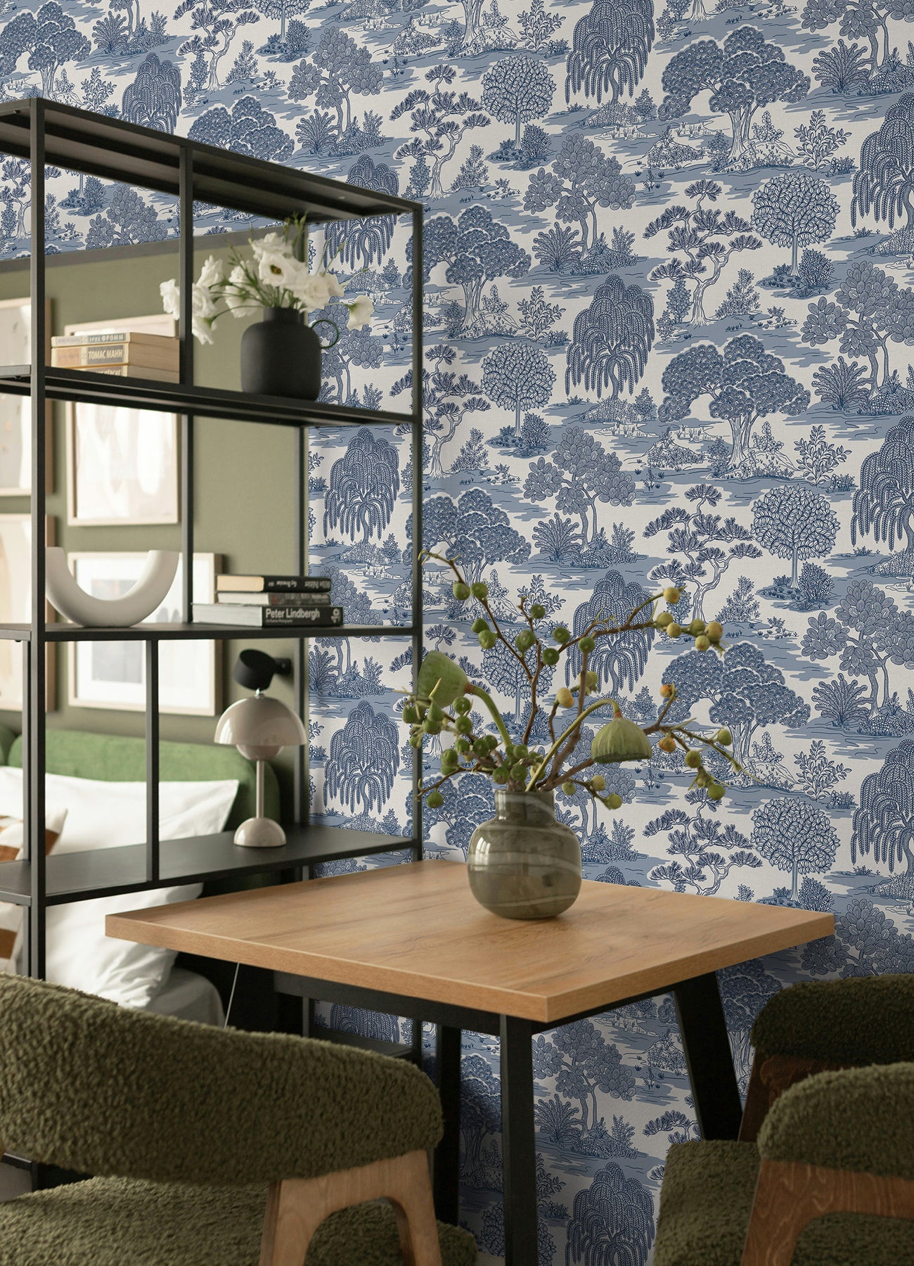 Forest Garden PS Wallpaper in a room setting