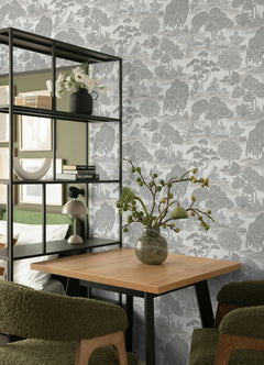 Forest Garden PS Wallpaper in a room setting