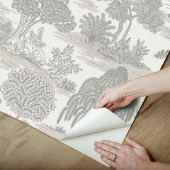 Forest Garden PS Wallpaper - how to peel
