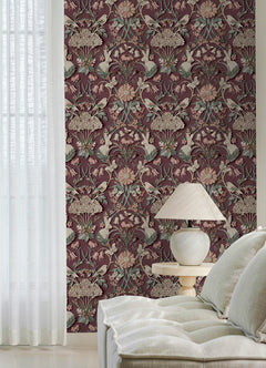 Eloise PS Wallpaper in a room setting
