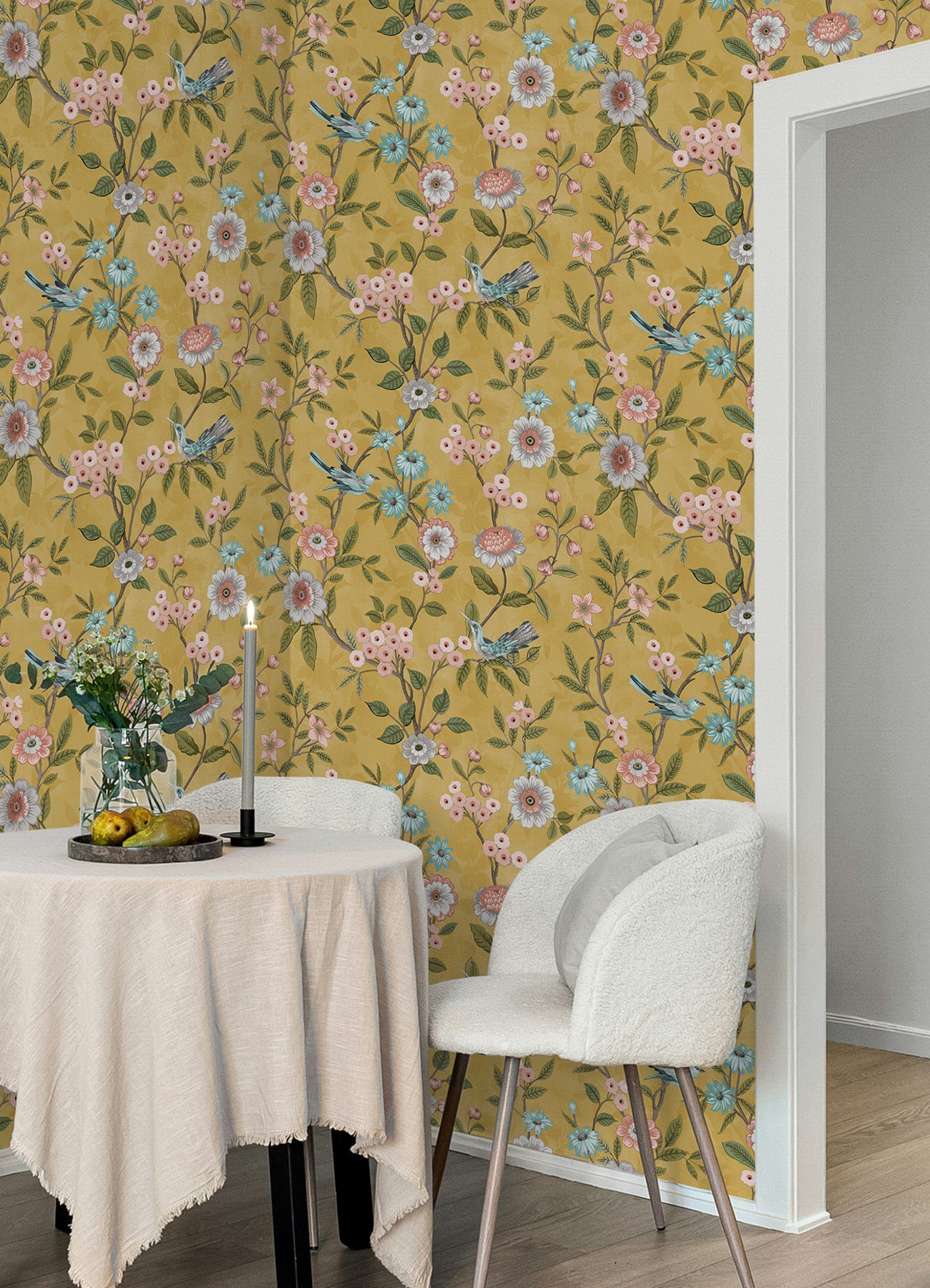 Gwendolyn PS Wallpaper in a room setting