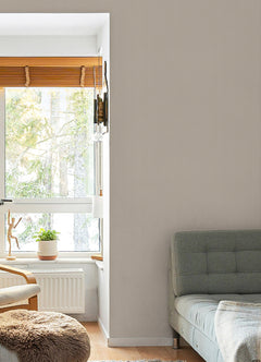 Ticking Stripe PS Wallpaper in a room setting