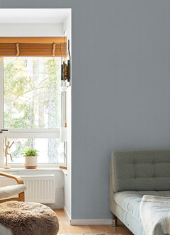 Ticking Stripe PS Wallpaper in a room setting