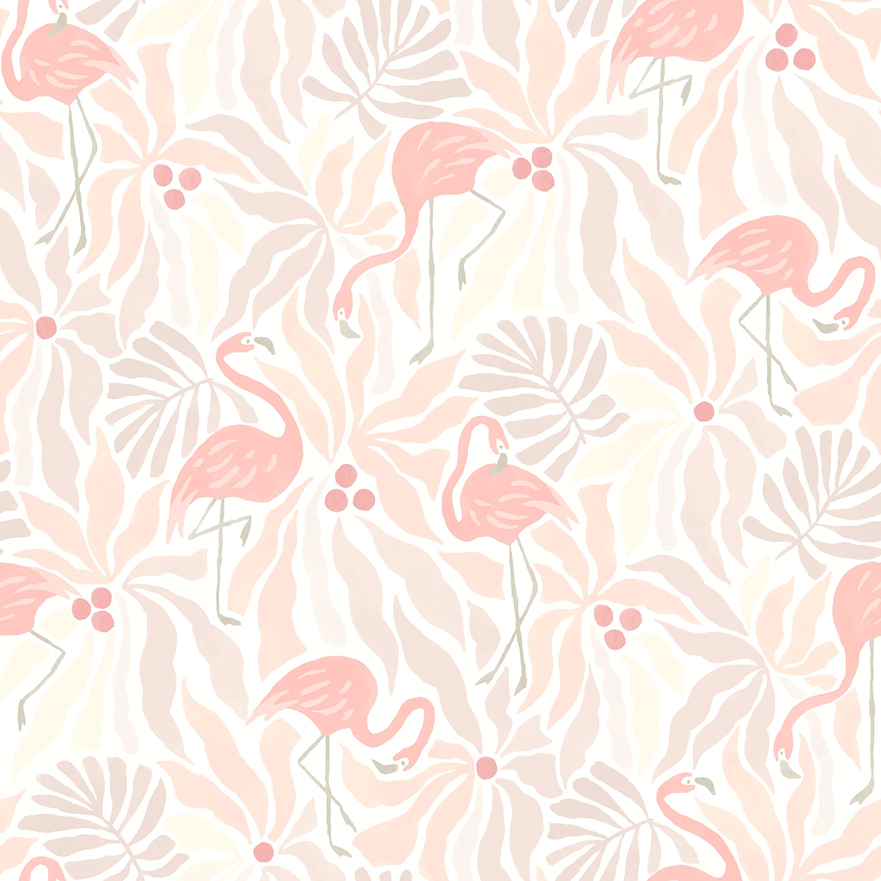 Flamingo Fun P&S Wallpaper by WallPops
