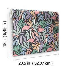 Flamingo Fun P&S Wallpaper - dimensions